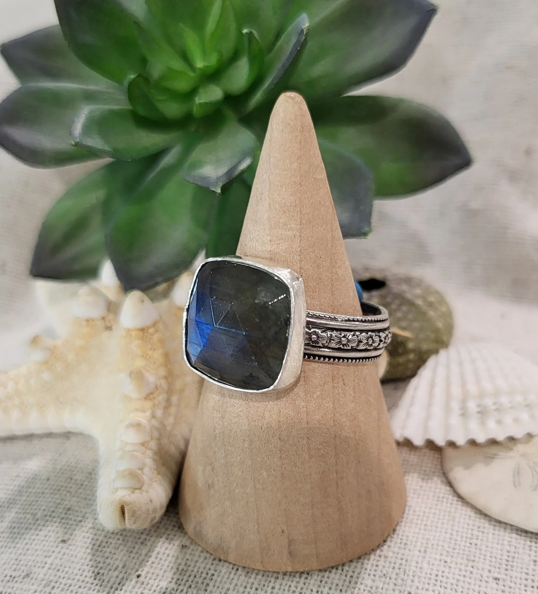Winter Blue Labradorite Ring class