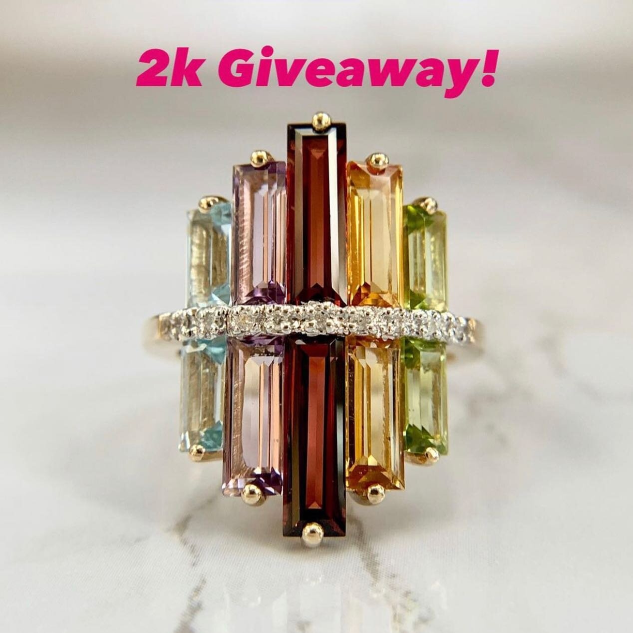 Check out our friends at @alhambrajewelryandgold ! They just reached 2,000 followers and have an awesome giveaway! Plus they have some amazing jewelry at their shop in Alhambra!! 💍