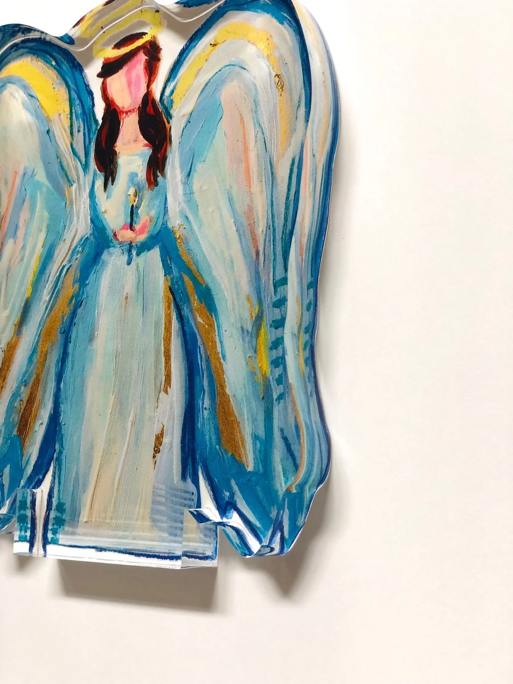 Angel Jane 5x7 Angel Acrylic Standup — Annie Howell Art