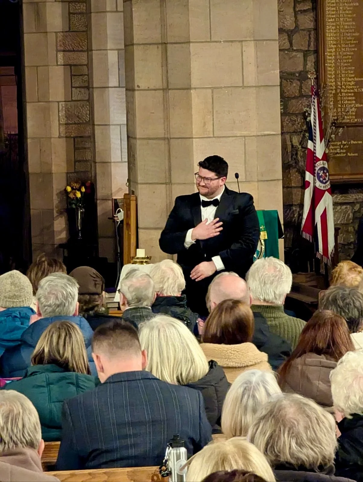 I&rsquo;m still on an absolute high from Friday night&rsquo;s &lsquo;Phantom&rsquo; at @bbcofs with @kirstyduncansinger ! It was the first time a silent film event has taken place here, and we had over 200 in the audience! It was a really special eve