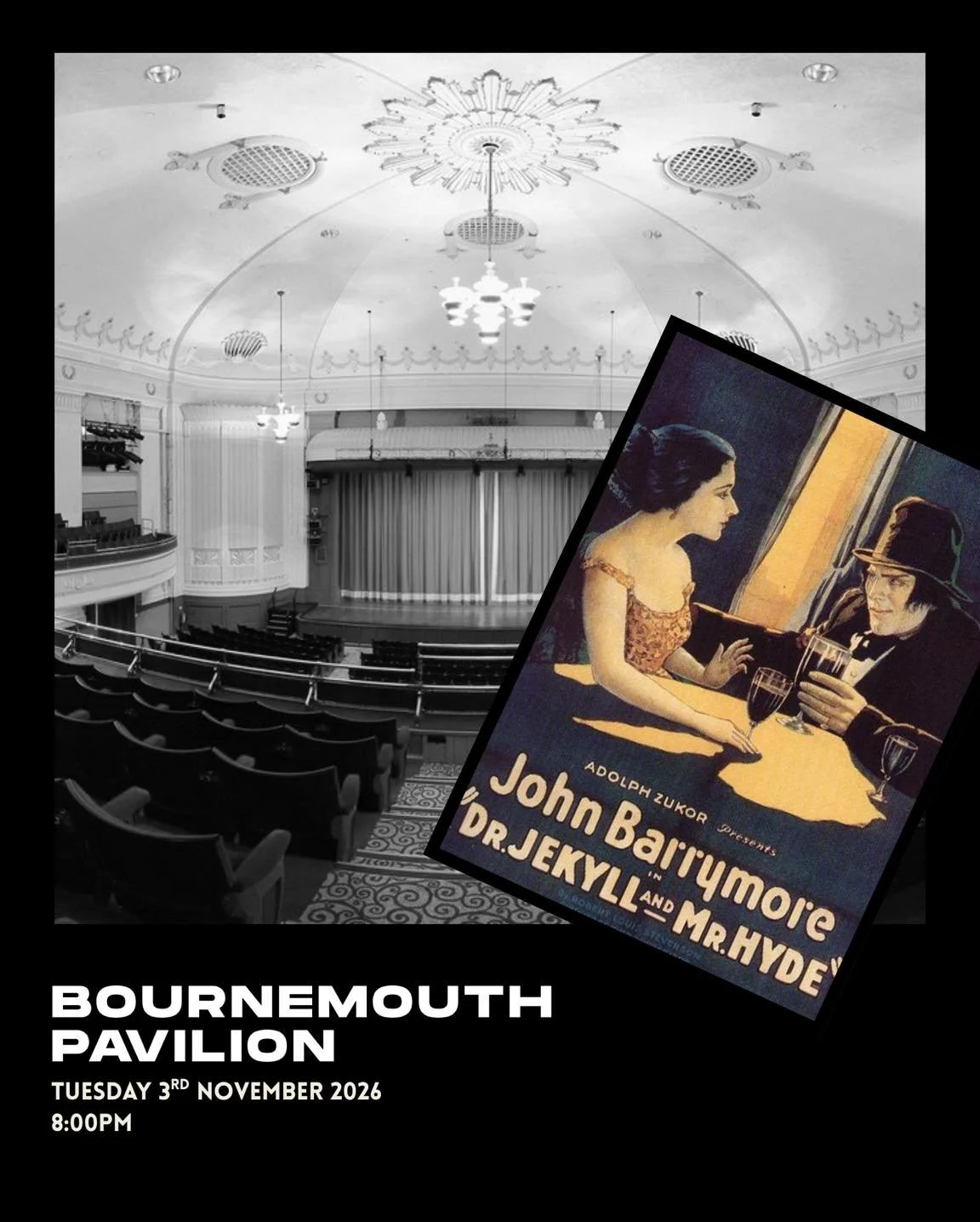 The tenth performance on this year&rsquo;s tour will be on the ferocious Bournemouth Pavilion Theatre Compton Organ! 

Bournemouth is one of my favourite seaside spots, and it&rsquo;s always a joy to work in a such a lovely, welcoming theatre, especi