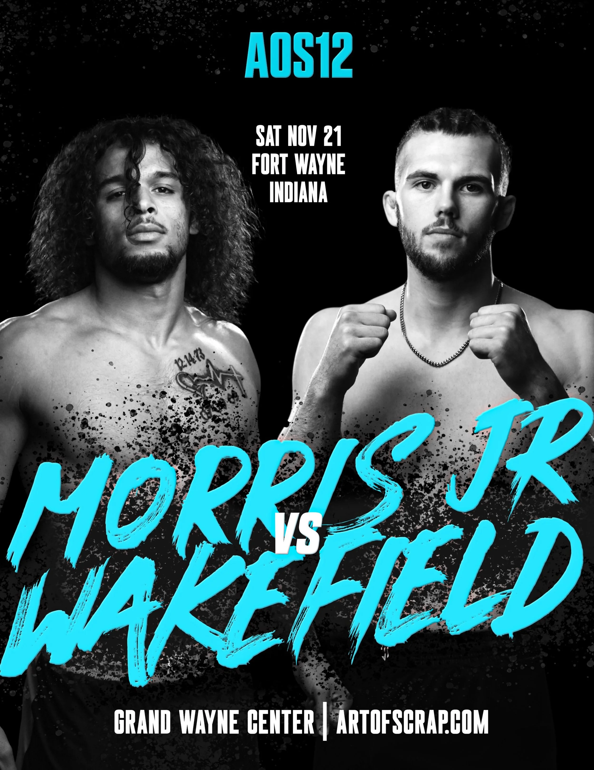 🚨🚨 BOUT ANNOUNCEMENT 🚨🚨
On Saturday, November 21st @mj_stackzz will take on @swakefield0 in a professional welterweight bout at the Grand Wayne Center in downtown Fort Wayne 👊🏽💥
Tickets are on sale now at artofscrap.com! Follow the links to gi