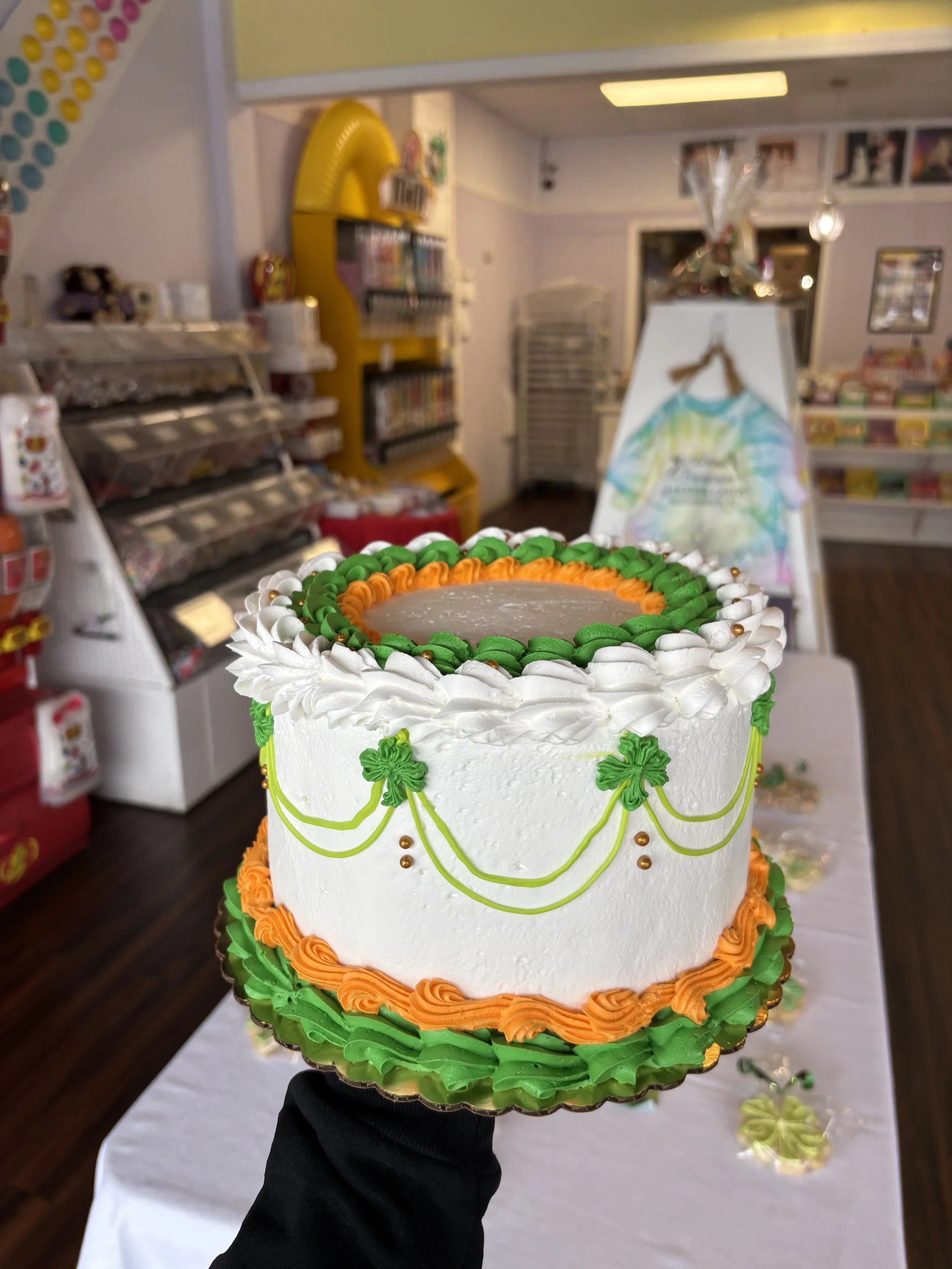 Funfetti Luck of the Irish cake