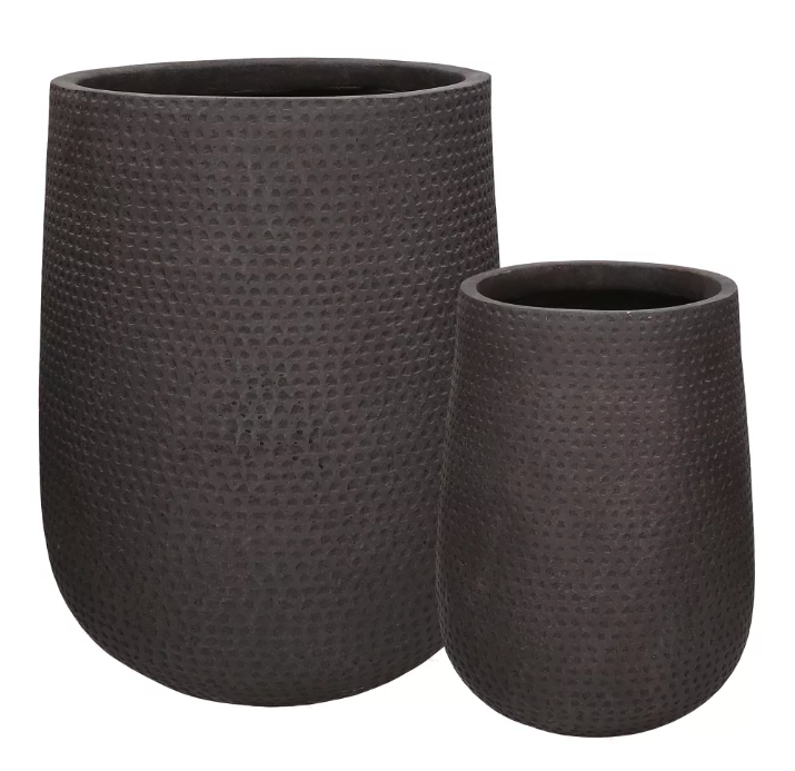 set of 2 flowerpots