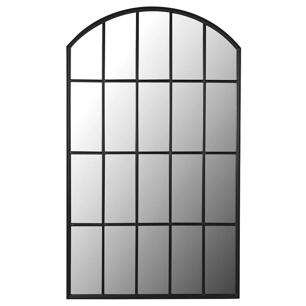 Large arched outdoor mirror