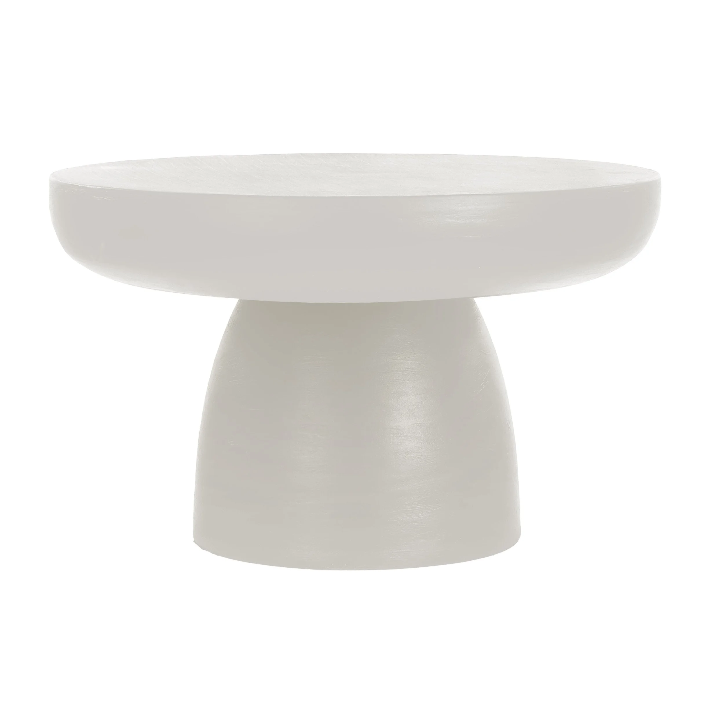 side table - off white lime plaster