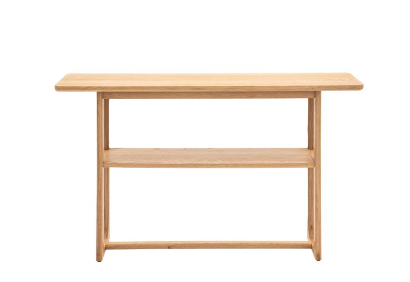 wooden console table