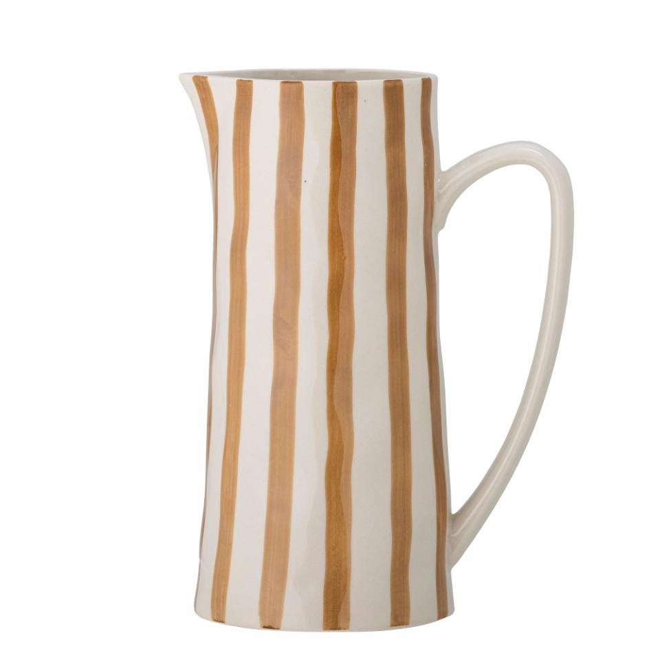 stripe jug - amber