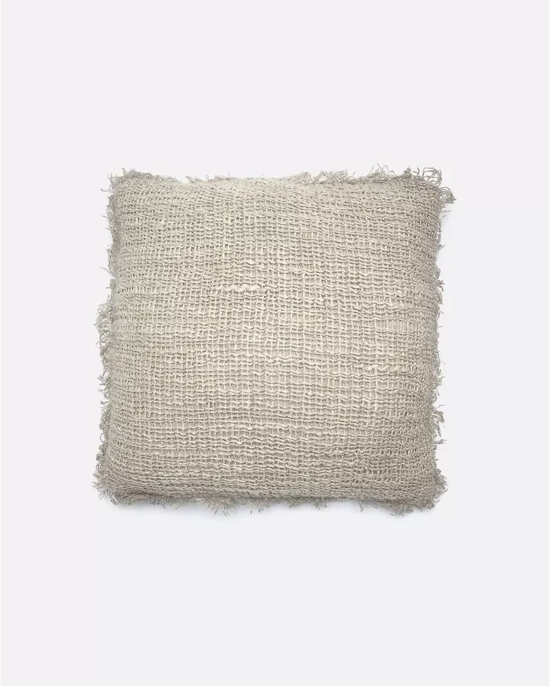 heavy weave linen cushion