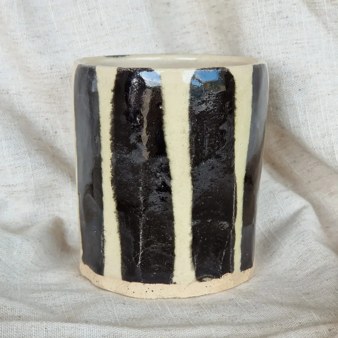 handmade beaker - stripe