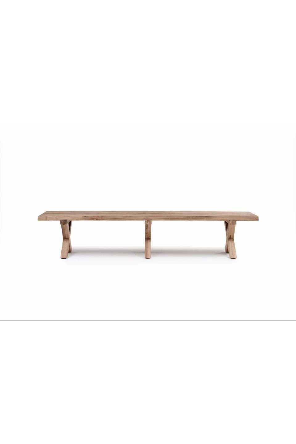 solid teak garden bench large 250cm
