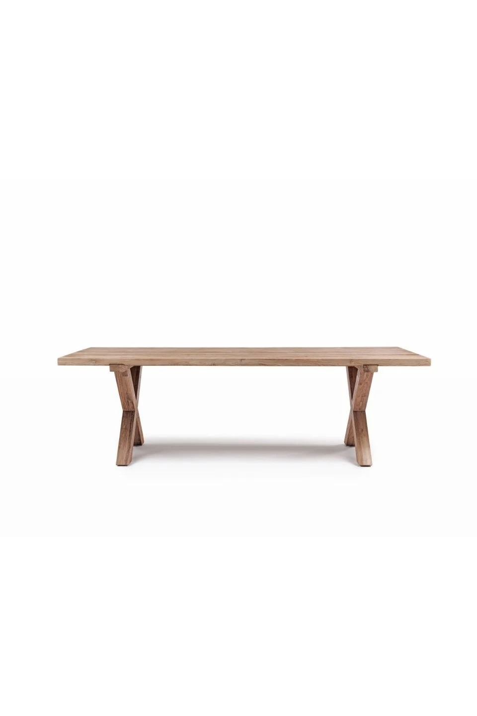 solid teak garden table large 250cm