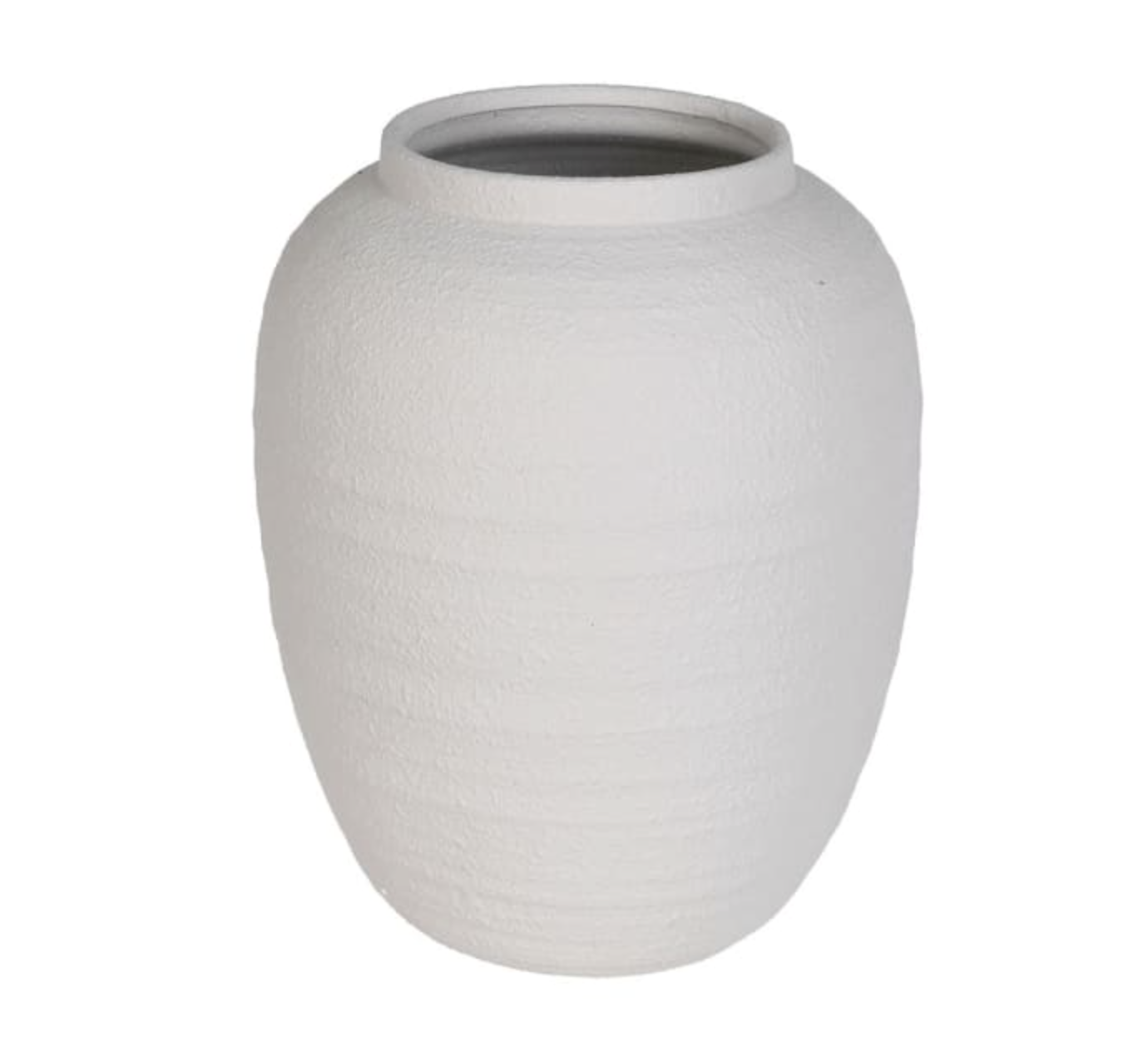 Off white textured vase