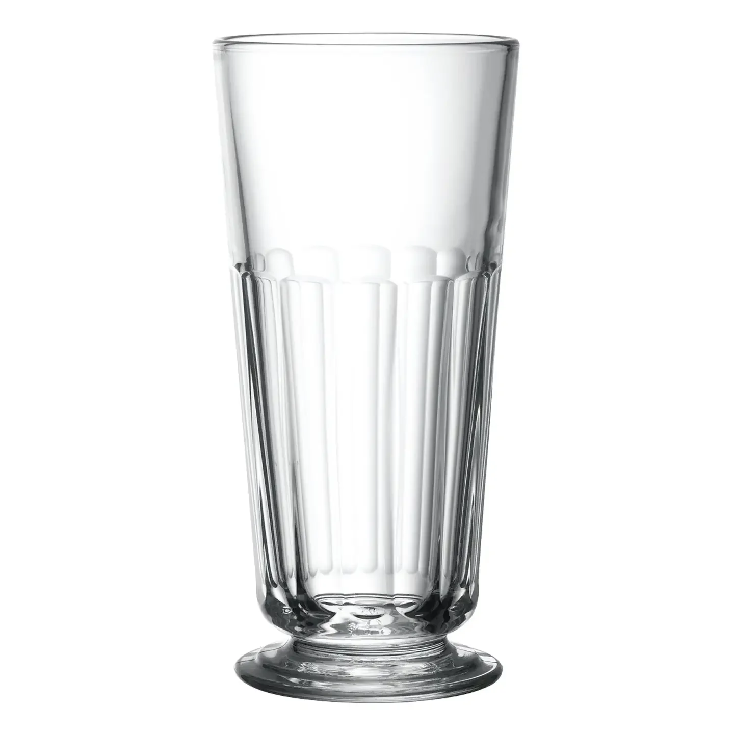 Footed long drink glass