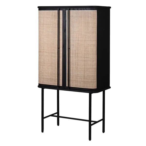Black wooden cabinet