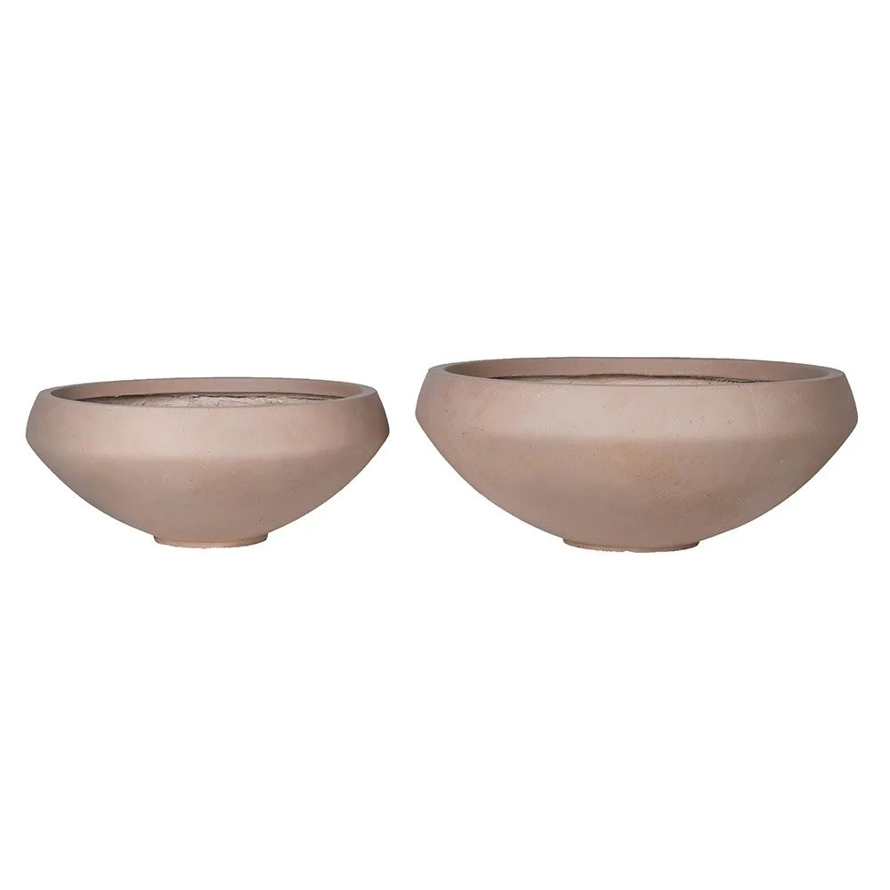 Set of 2 Terracotta Planters