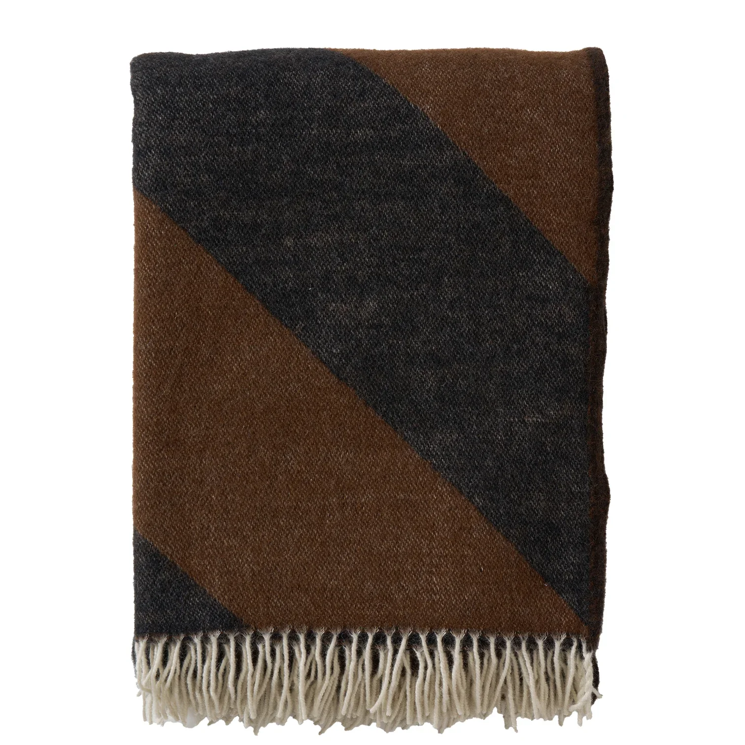 wool throw - cocoa