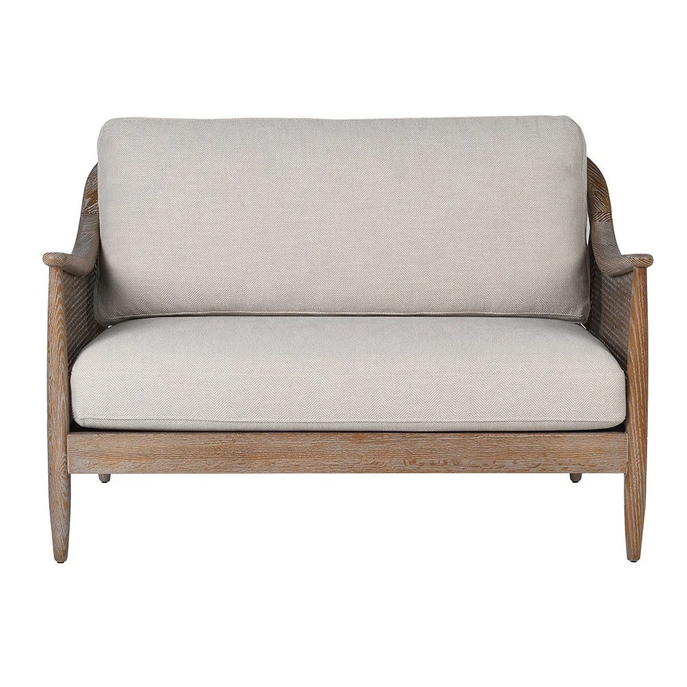spindle back compact sofa
