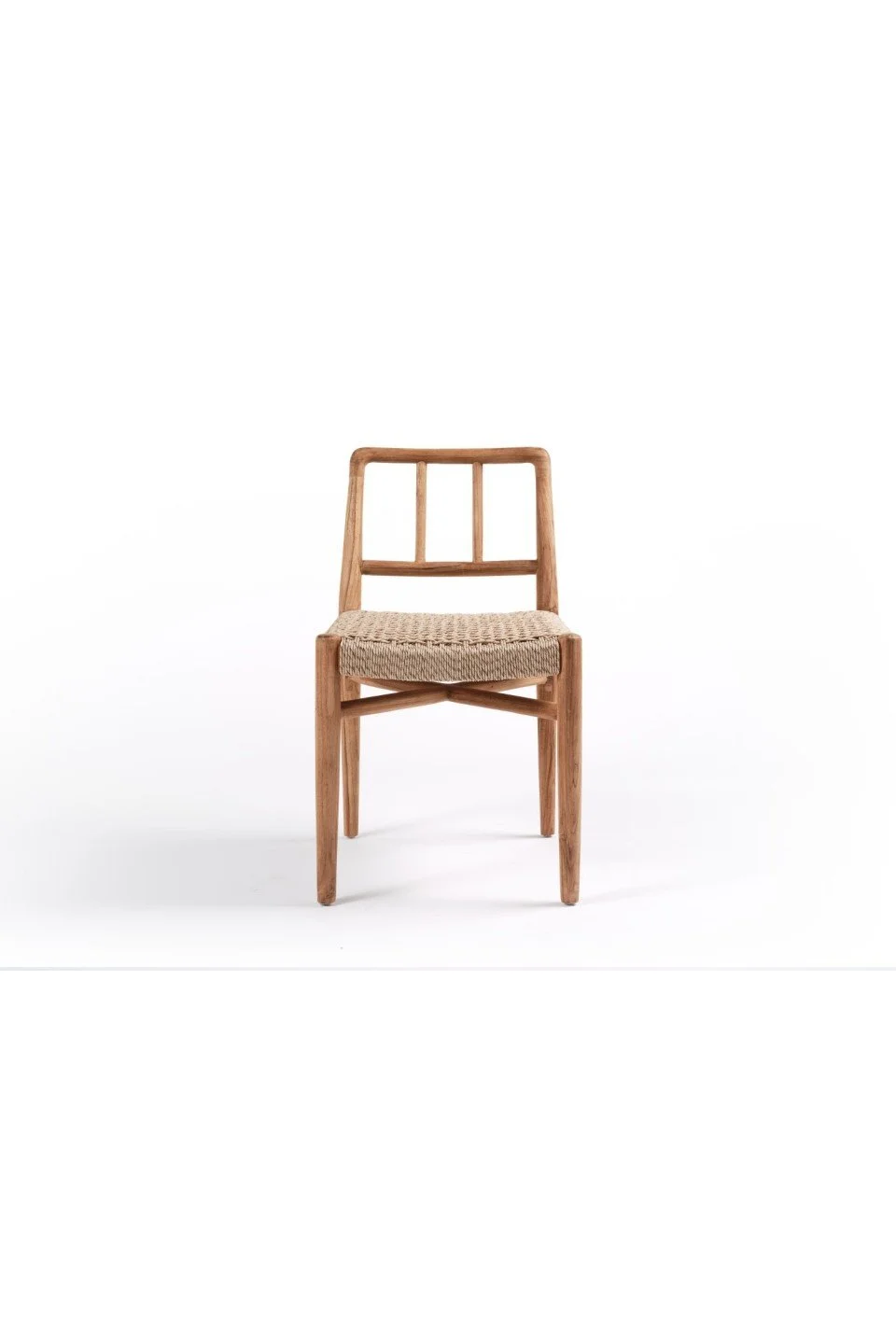 recycled teak garden chair