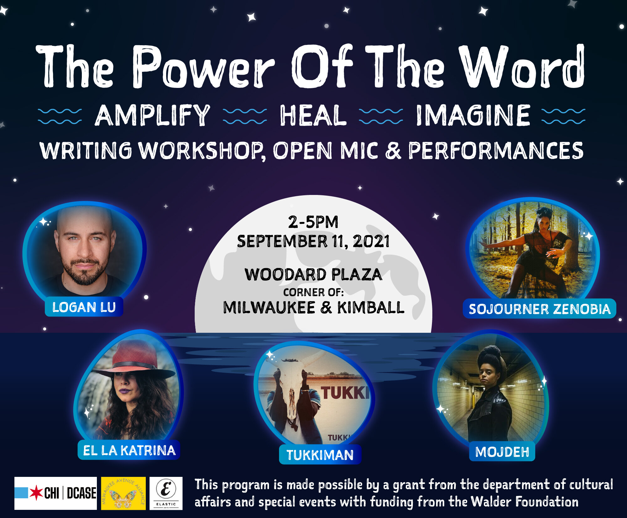 The Power of the Word ft. Logan Lu, El La Katrina, Tukkiman, Mojdeh, Sojourner Zenobia (OFF-SITE EVENT)