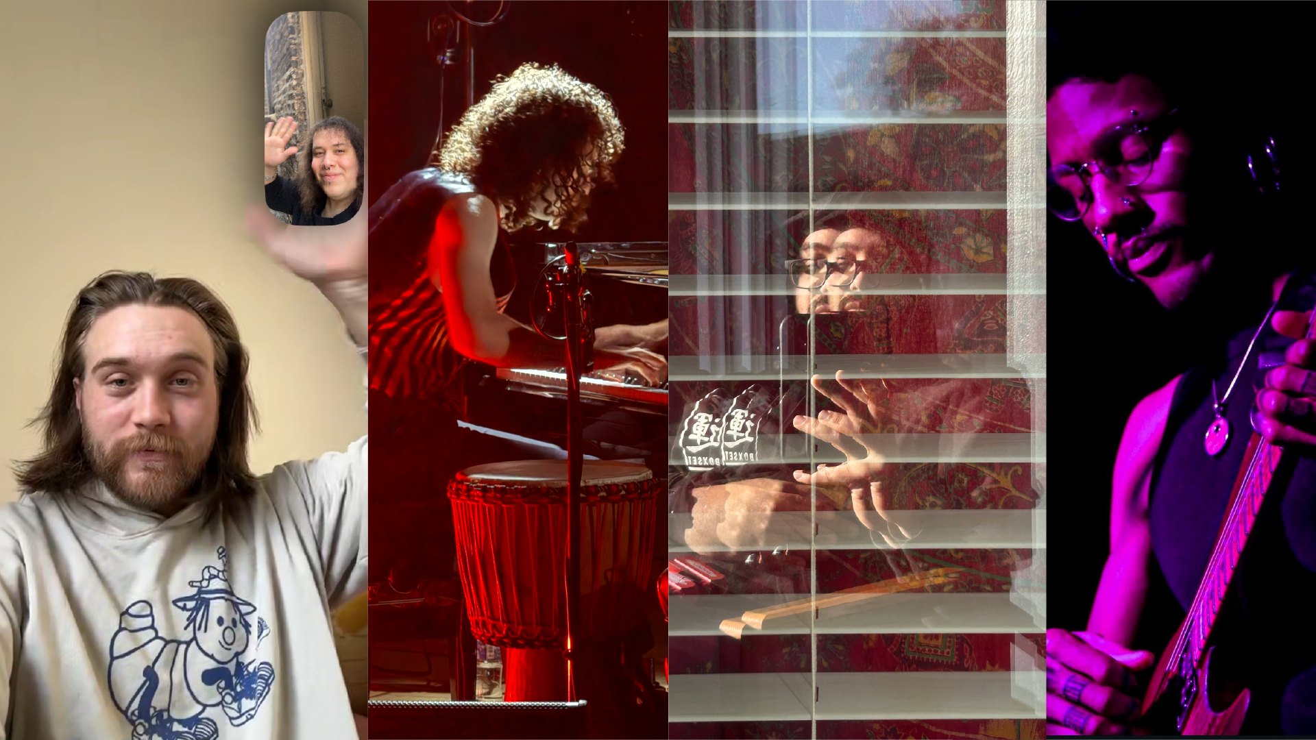 Improvised Music Series: Alana Detonators, Julian Pujols Quall/Elijah Bradford/Marcos Morales