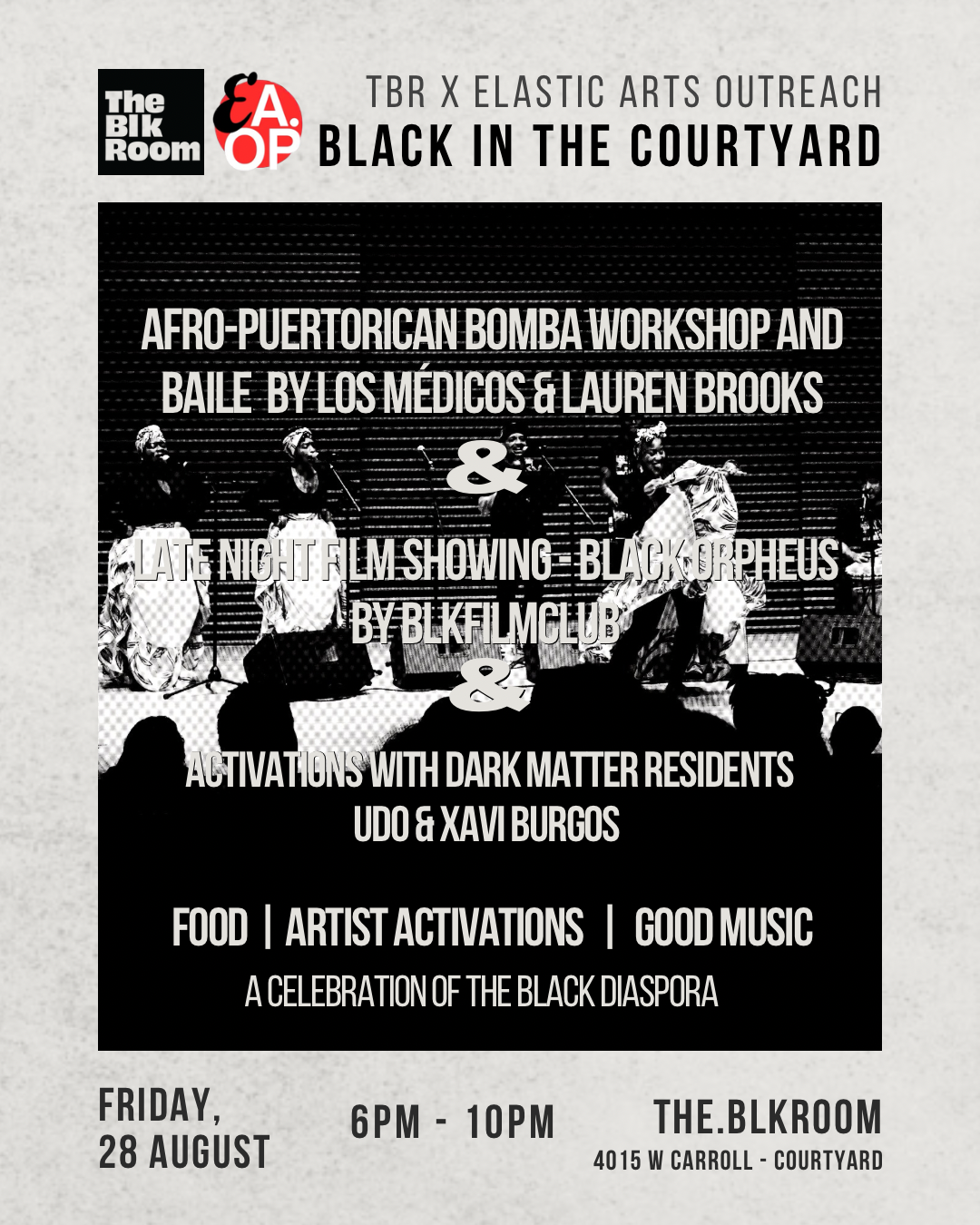 Black in the Courtyard: TBR X Elastic Arts Outreach Program