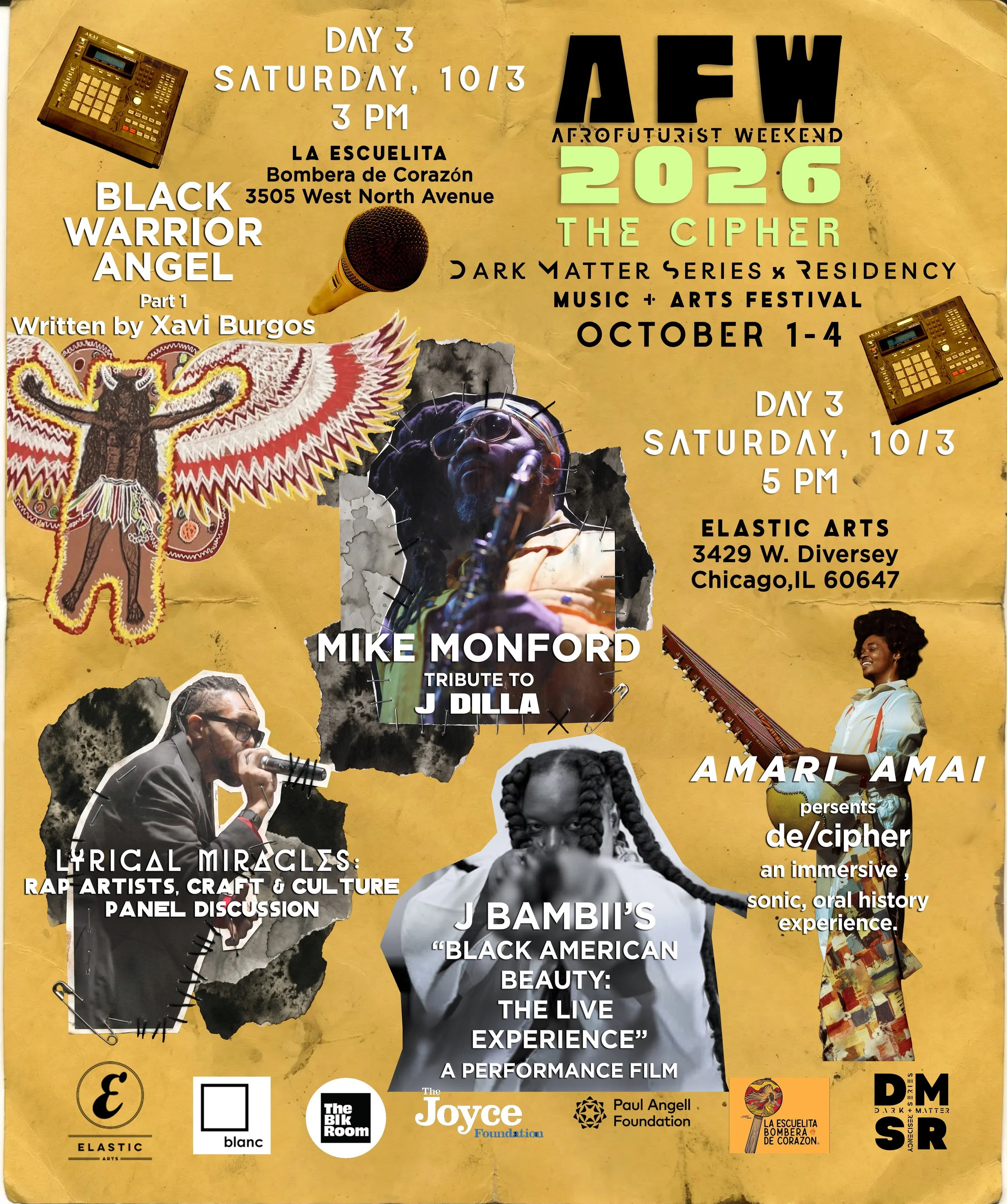 AFROFUTURIST WEEKEND 11: Mike monford j dilla tribute; RAP PANEL &amp; J BAMBII Film