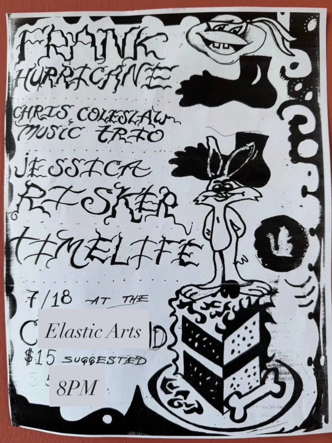 Frank Hurricane, Chris Coleslaw Music Trio, Jessica Risker, Timelife
