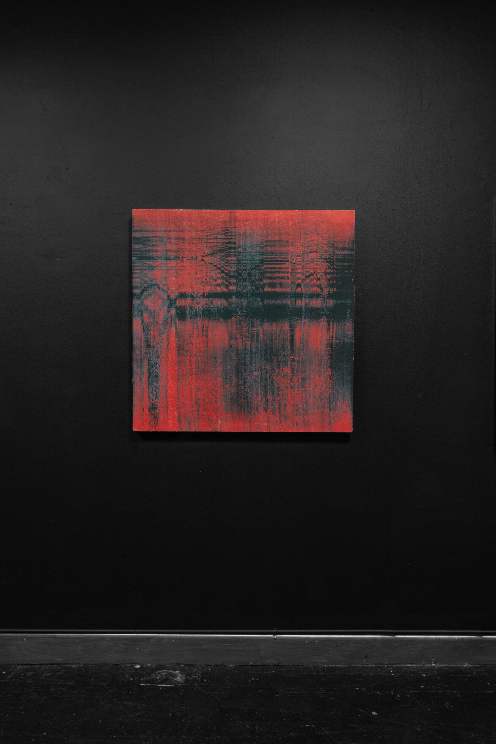 Acid Psychophysics, 2021, silkscreen on wood
