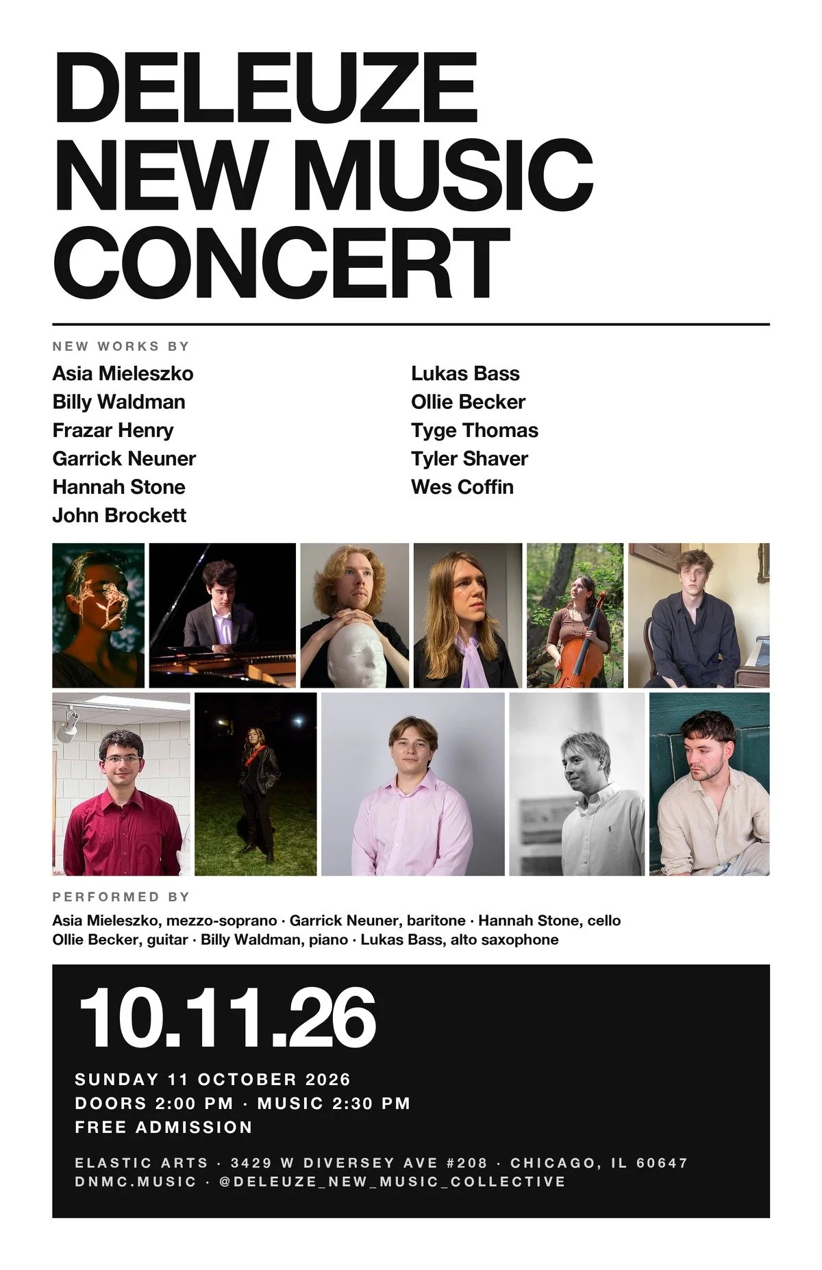 Deleuze New Music Concert