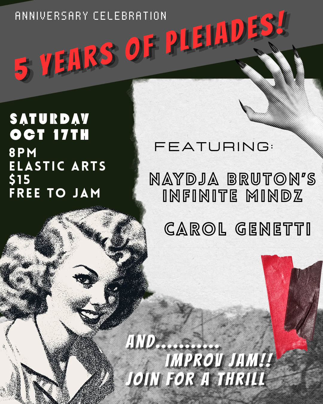 Pleiades Series 5 Year Anniversary w/ Carol Genetti + Naydja Bruton's Infinite Mindz 
