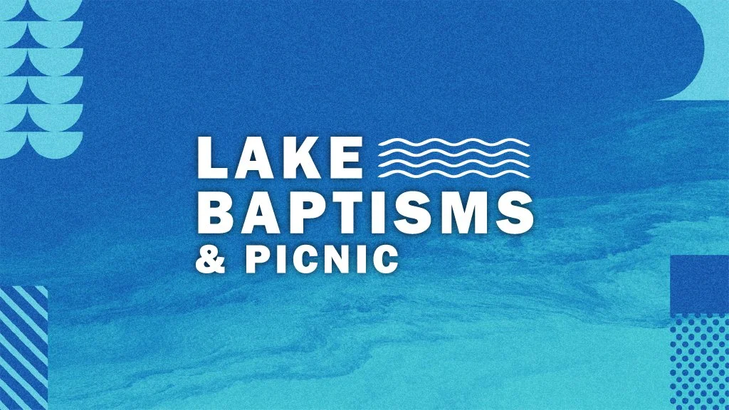 lake baptism and picnic event