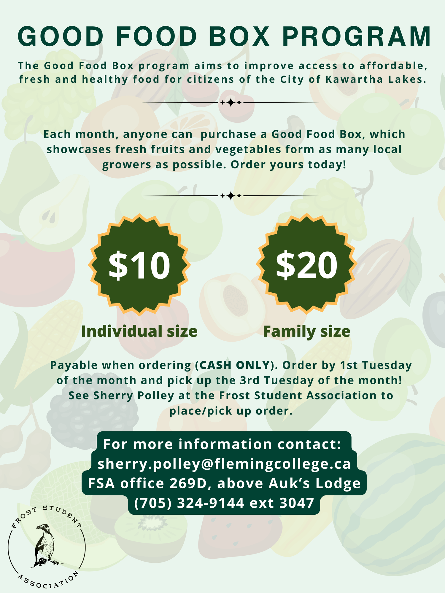 Good Food Box | Frost Student Association