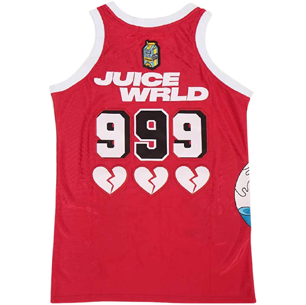 Men Remix Chicago 999 Juice Wrld X BR Basketball Jersey B/R Bleacher Report  Birthday Celebrates Embroidery Sewing Pure Cotton Breathable Sport Red Good  Quality From Vip_sport, $14.89