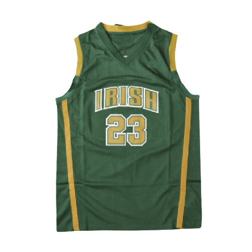 green lebron irish jersey