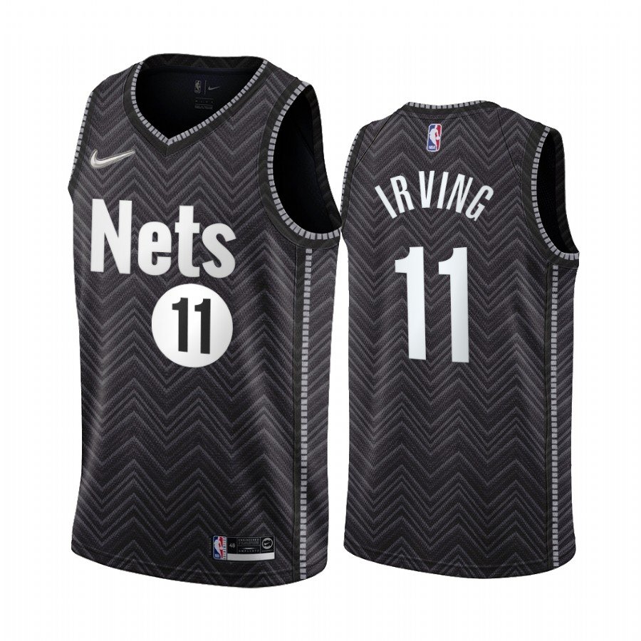 Brooklyn Nets Kyrie Irving 11 Black NBA Jersey –