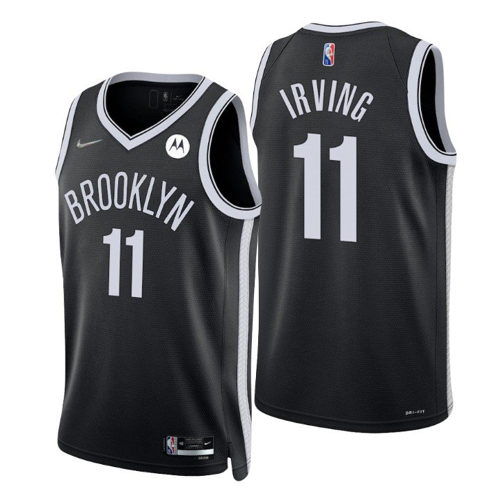 Nets #11 Kyrie Irving Black 21-22' NBA 75th Anniversary Diamond Jersey —  SportsWRLDD