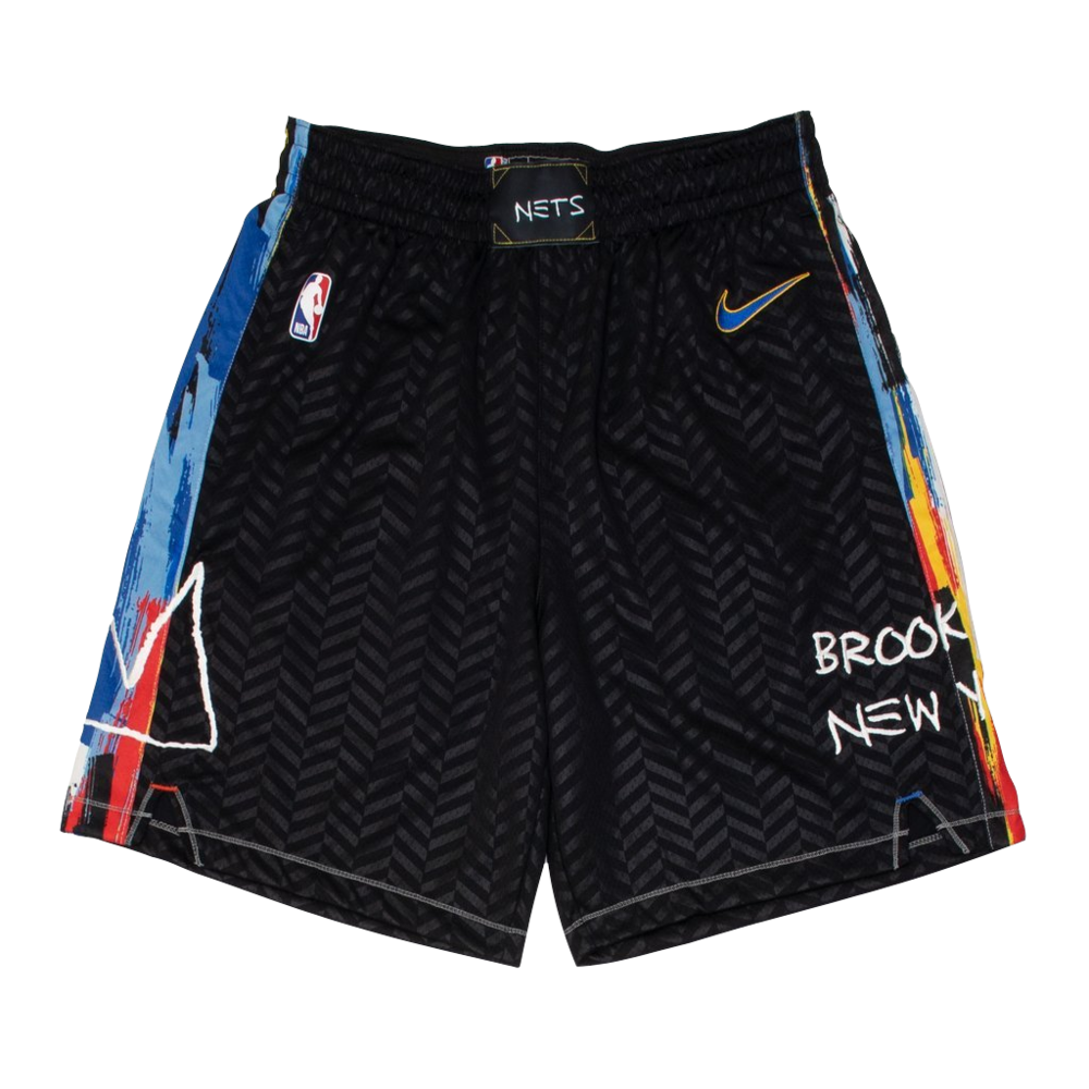 Brooklyn Nets 2020-21 City Edition Black Swingman Shorts — SportsWRLDD