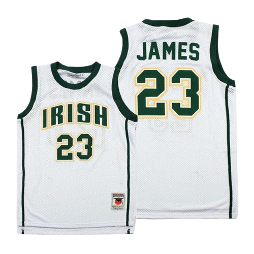 LeBron James #23 St. Vincent-St. Mary High School Jersey (White) —  SportsWRLDD