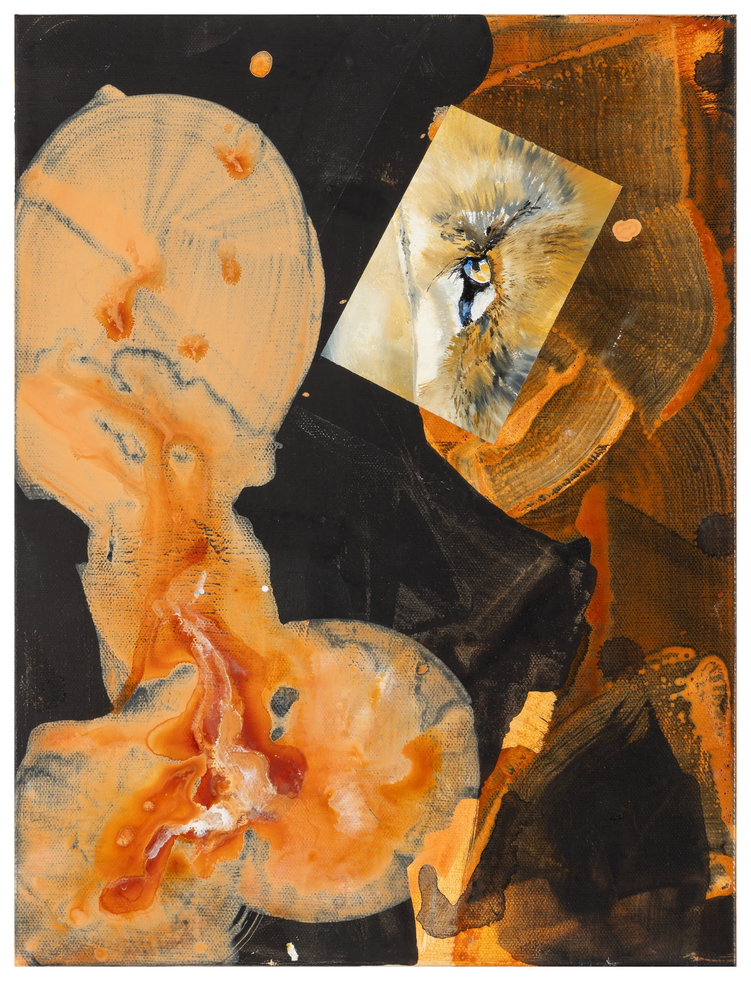 “Beast Queen” 2025
Acrylic and oil on canvas. 16” x 12”
© Catherine McCarthy