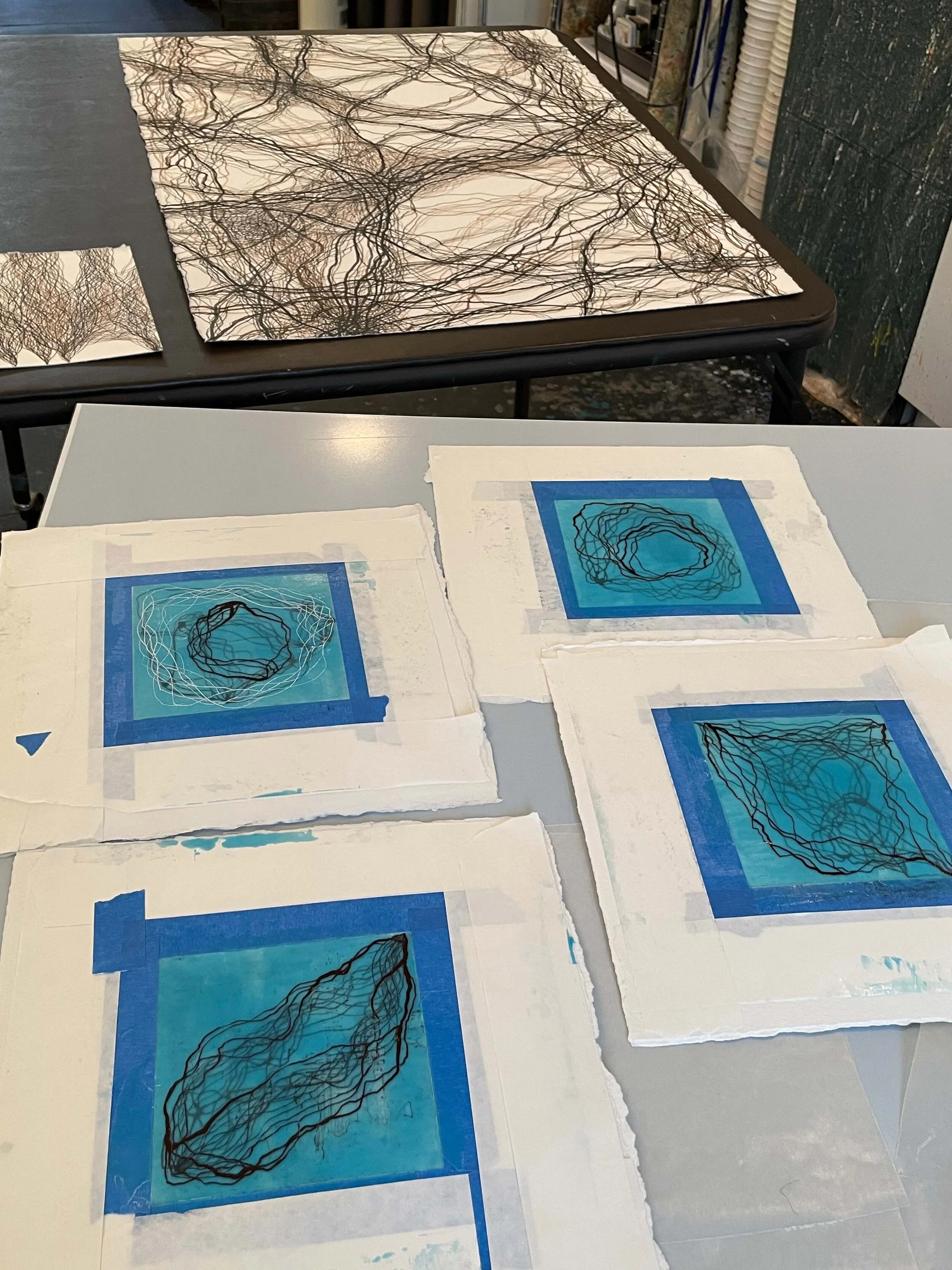 at work on intimate pieces