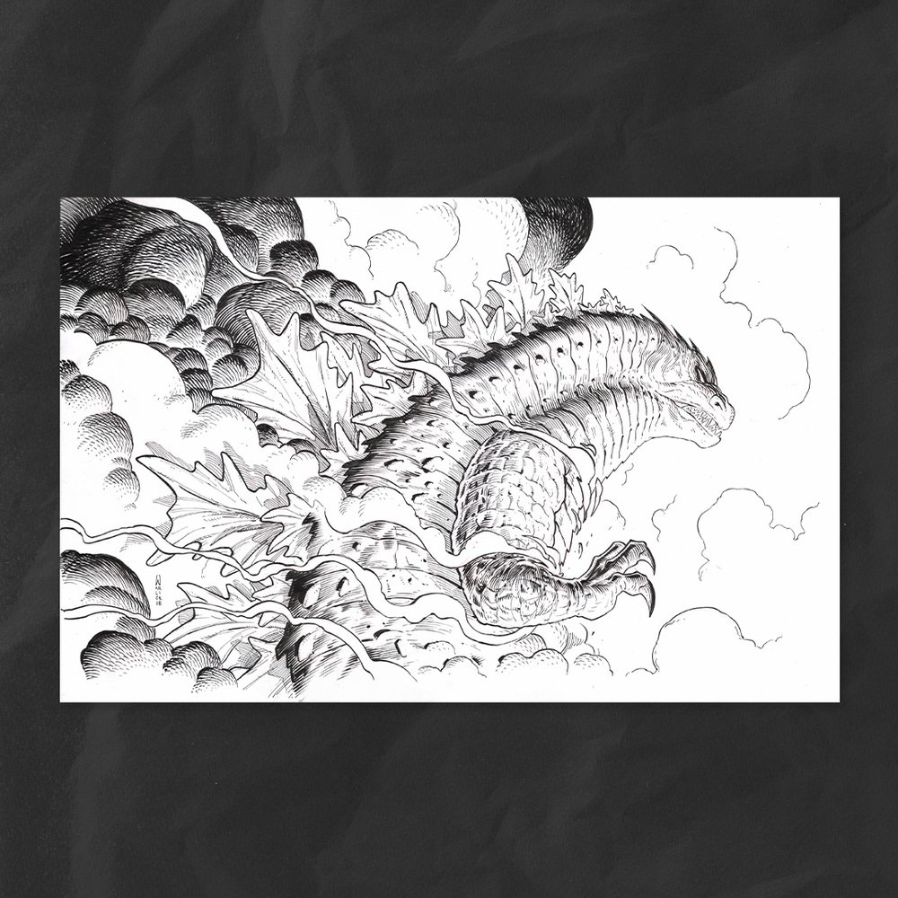 Godzilla Earth 11x17 print