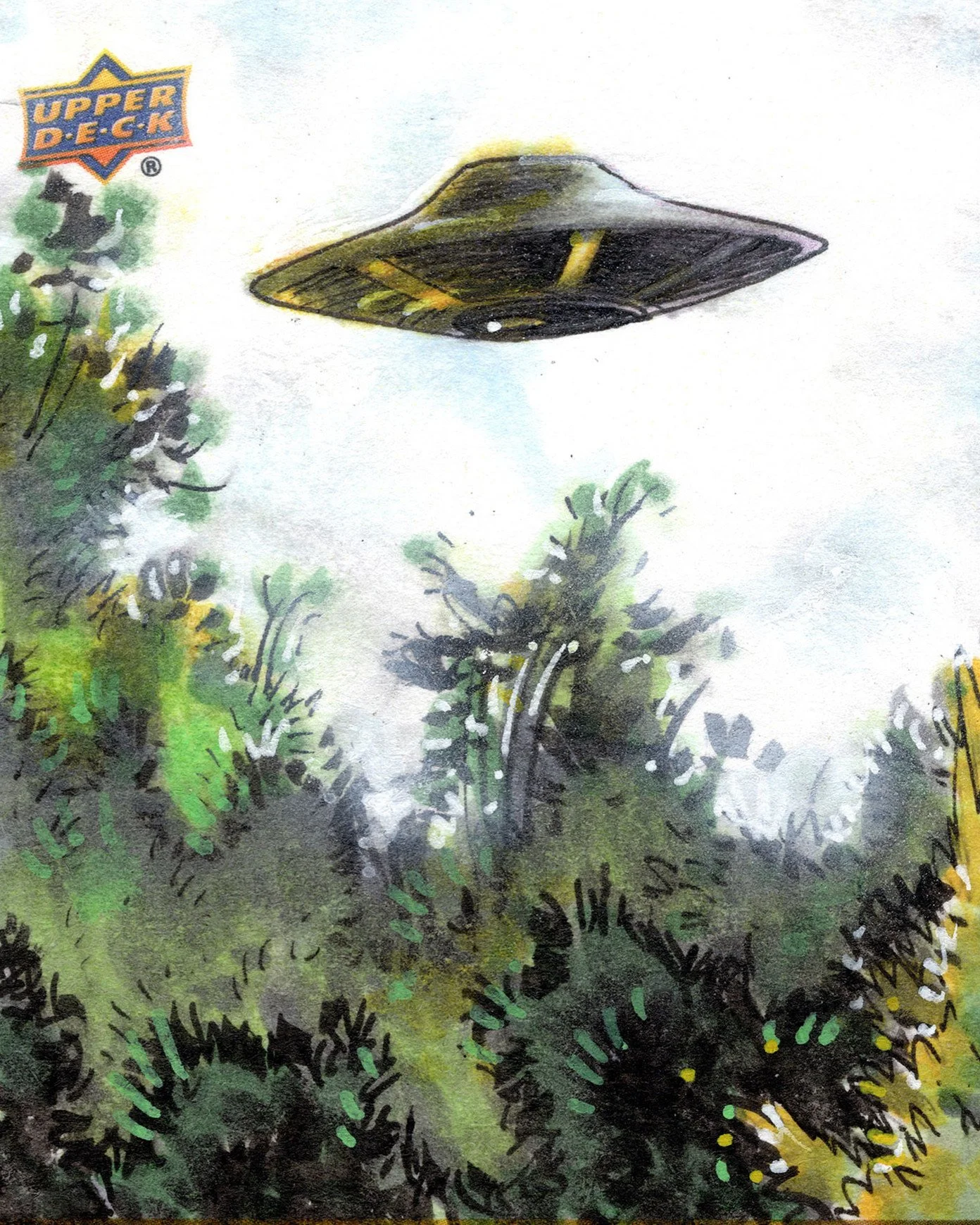 I want to believe. ⁠
⁠
⁠
#31DaysofSciFi #XFiles #SketchCardArt