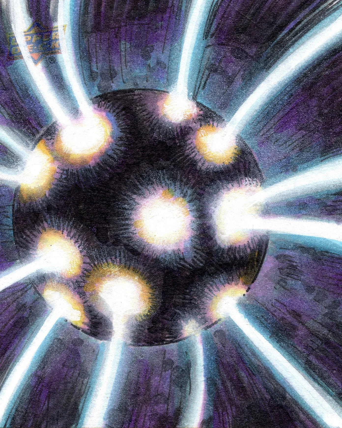 That's hot.⁠
⁠
⁠
#31DaysofSciFi #XFiles #SketchCardArt