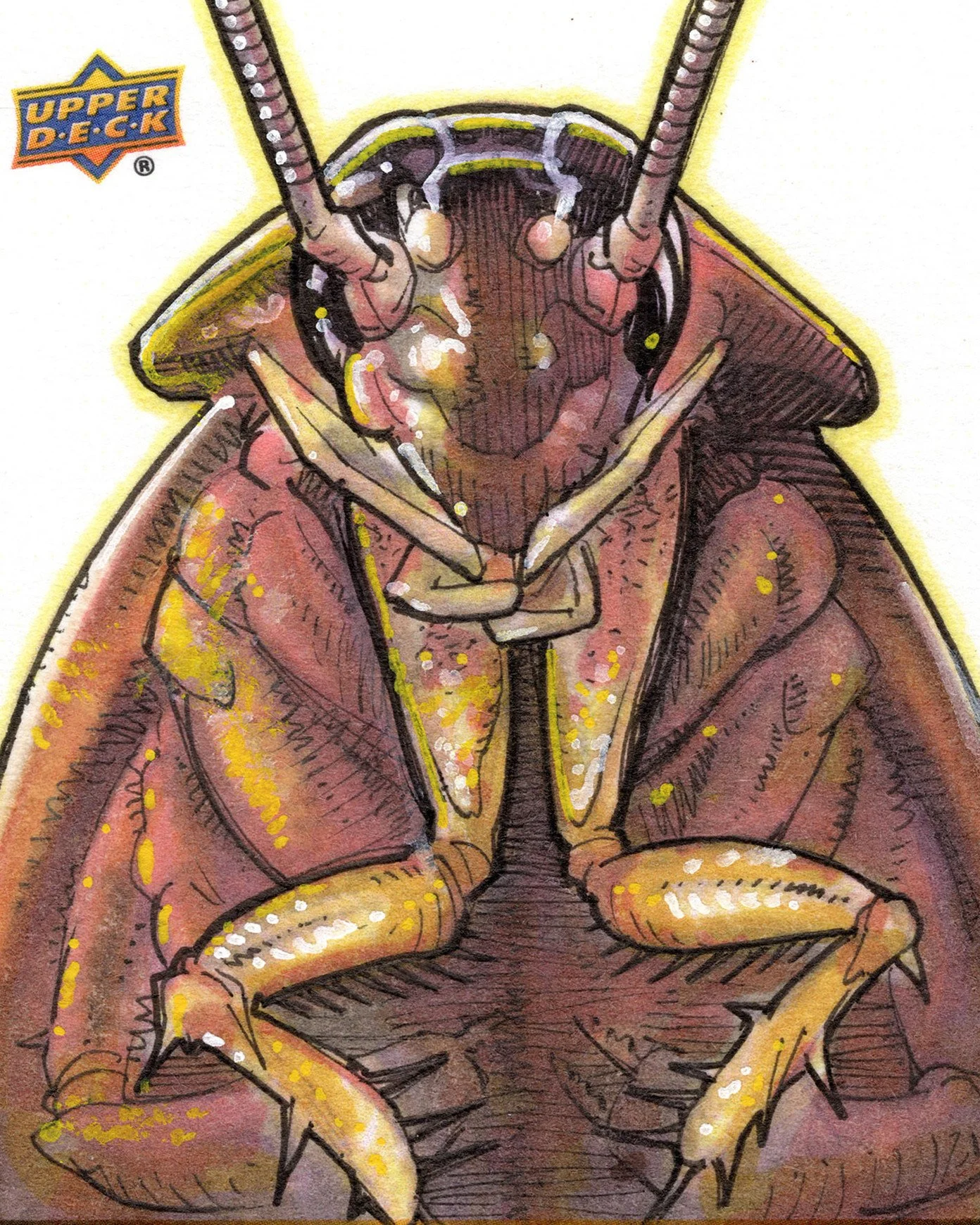 Ever wake up and just feel a little off?⁠
⁠
⁠
#31DaysofSciFi #XFiles #SketchCardArt