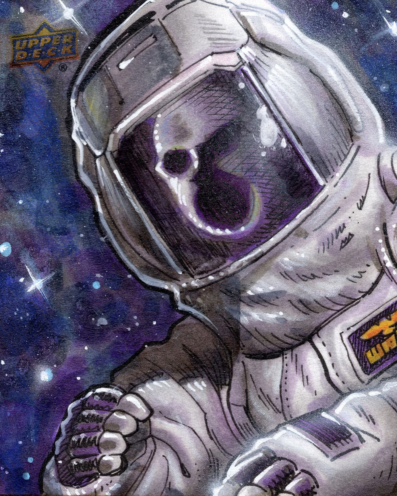 Just hanging out on a Saturday.⁠
⁠
⁠
#31DaysofSciFi #XFiles #SketchCardArt