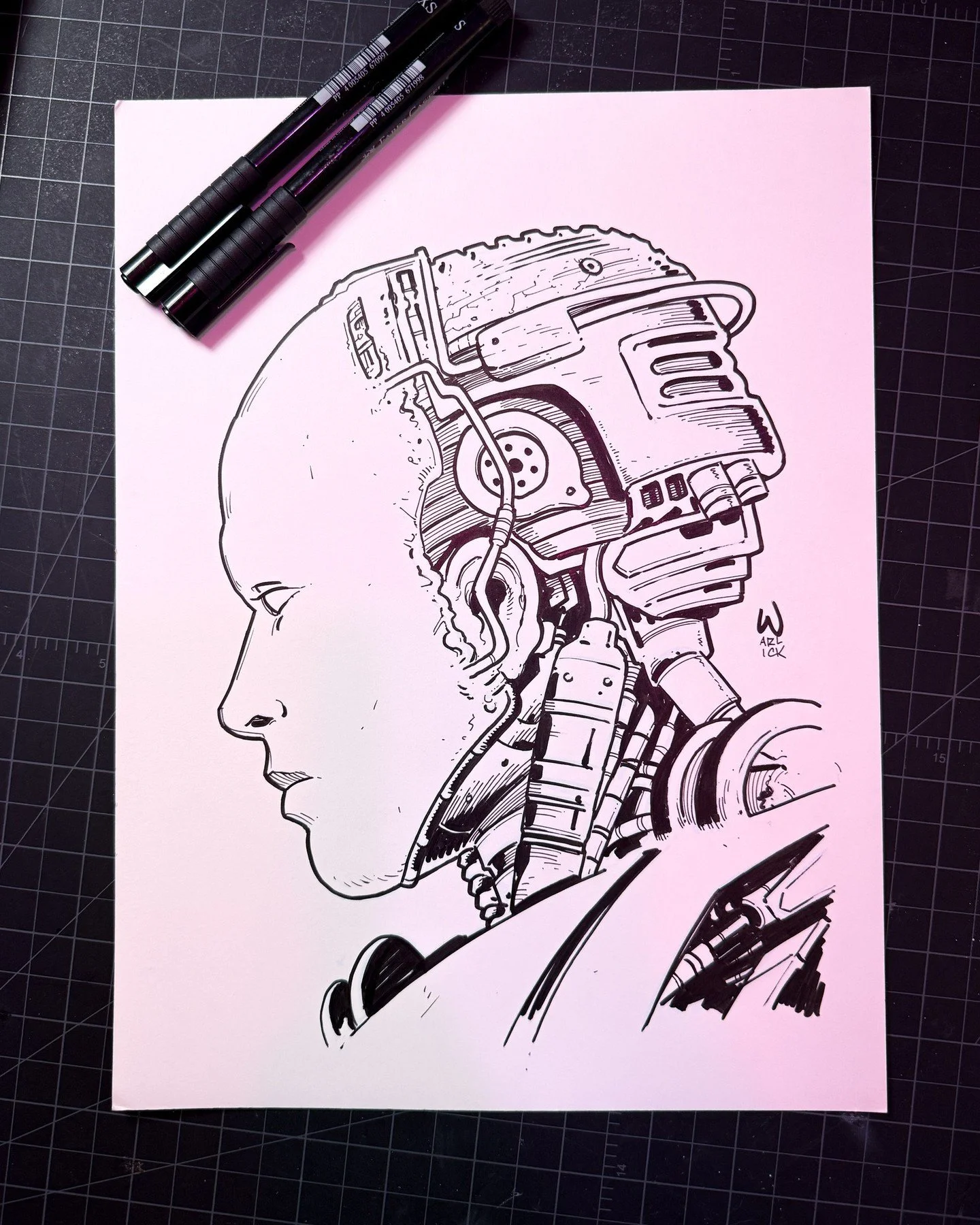 "They made this... to honor him."⁠
⁠
#ArtSketch #SciFiArt #DailyDrawing