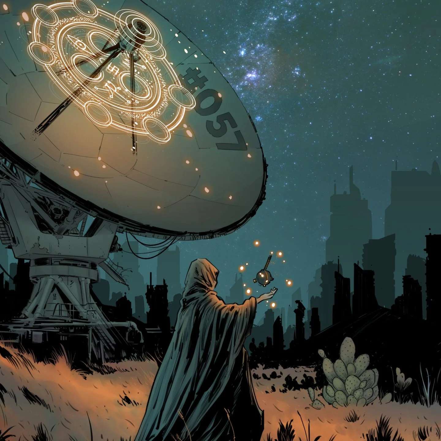 The Signal begins...⁠
⁠
#OriginalArt #CoverAlbumArt #ArtOfWarlick