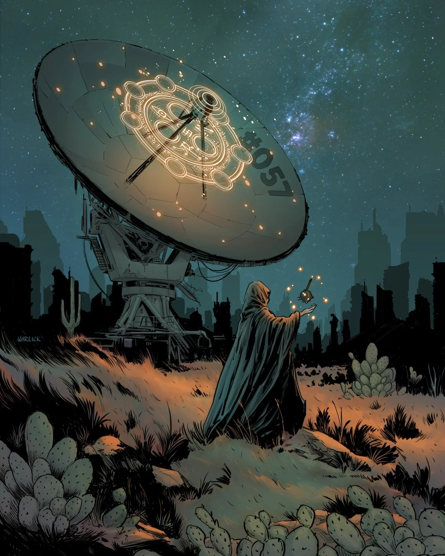 ⁠The transmission is active. Find the Signal at artofwarlick.com⁠
⁠
#OriginalArt #CoverAlbumArt #ArtOfWarlick