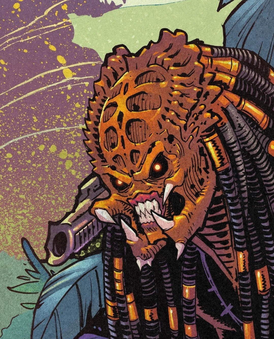 Cooking up some stuff in the lab, including some collabs. Here's a sneak preview of an upcoming print.⁠
⁠
#PredatorBadlands #Yatjua